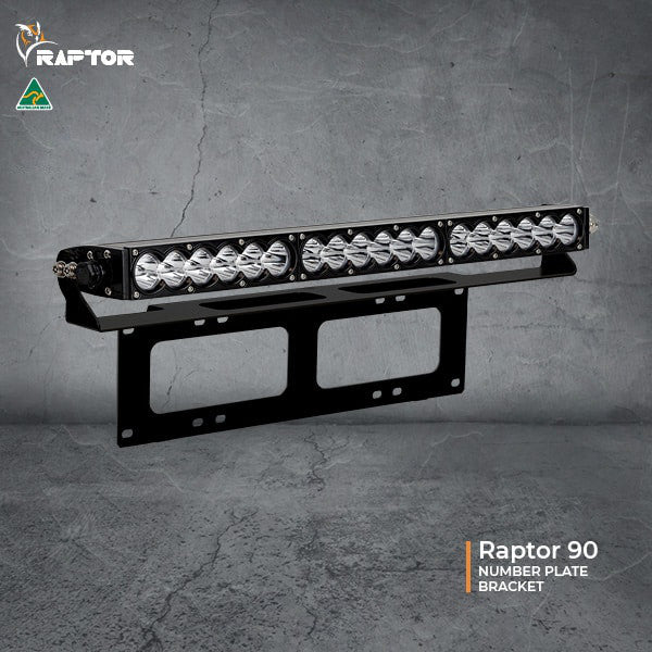Raptor Light Bar Number Plate Mount