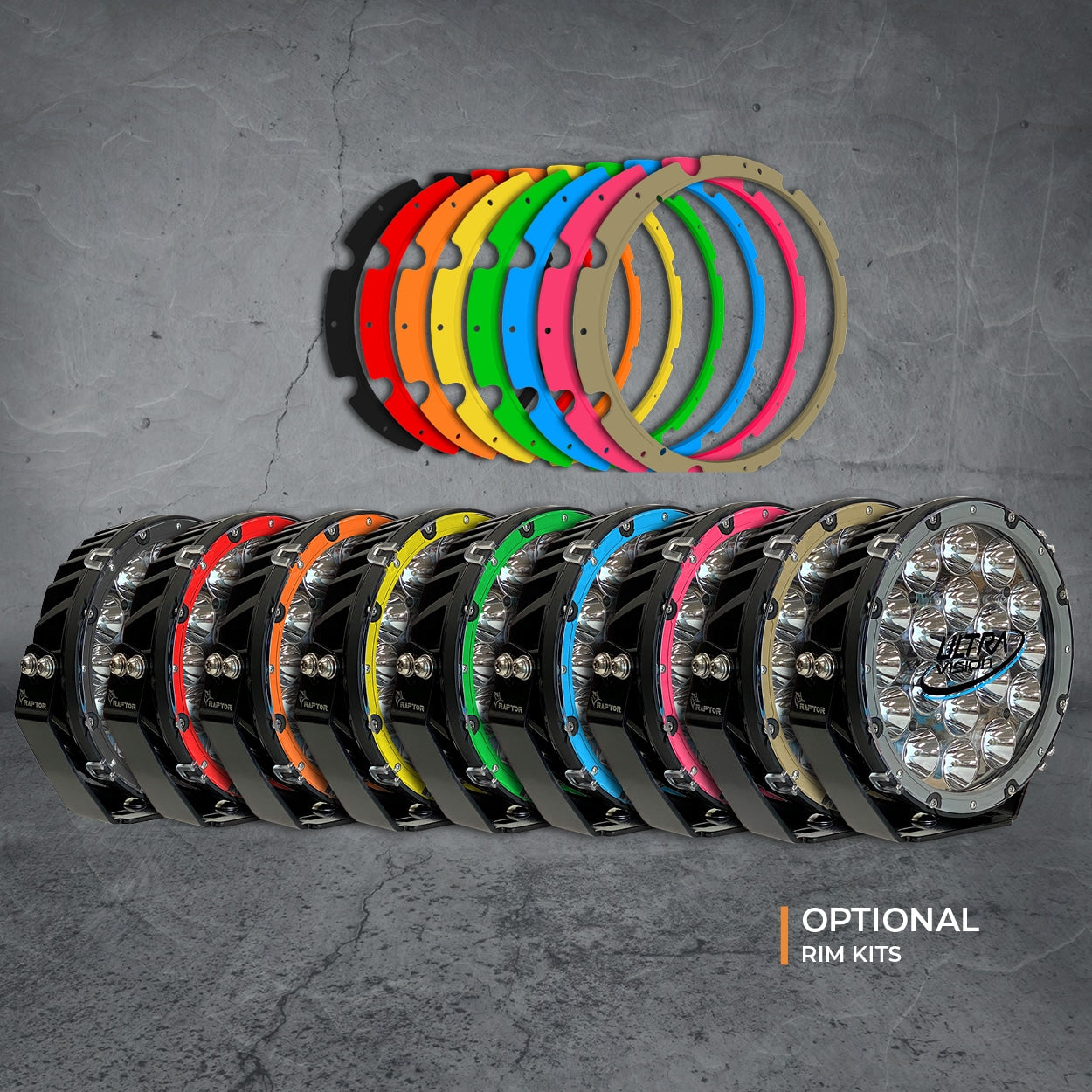 Raptor 120 LED 9" Driving Light (Pair)