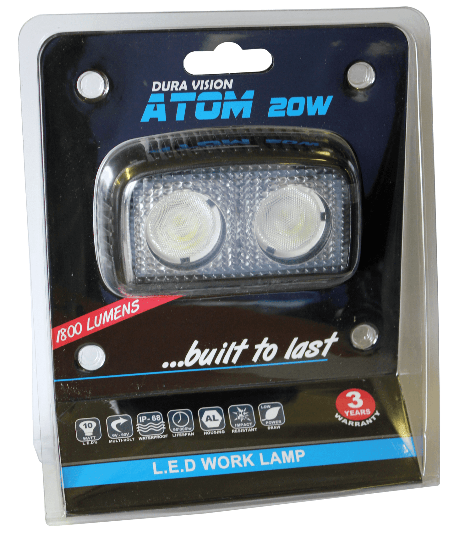 ATOM 20W LED Work Lamp