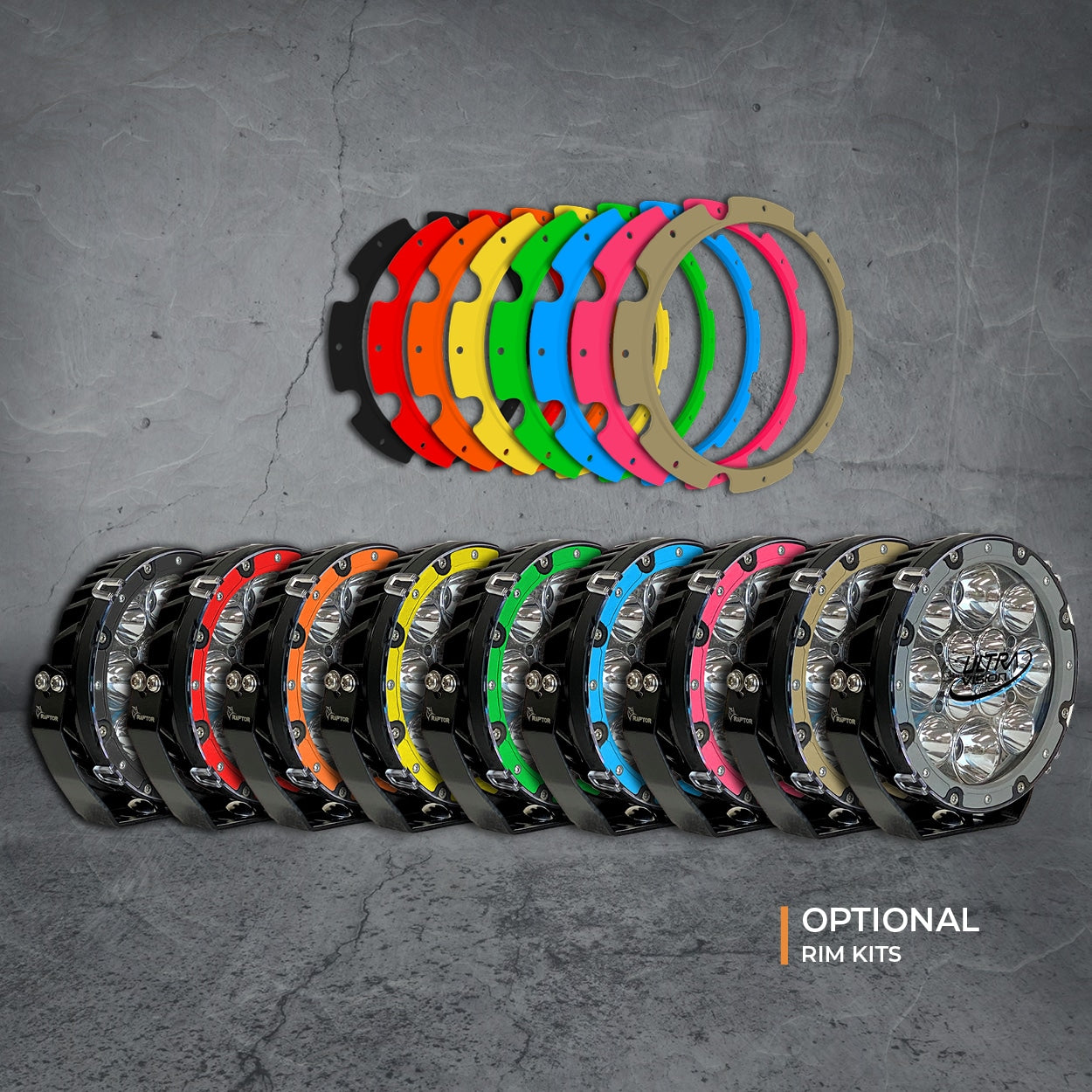 Raptor 70 LED 7" Driving Light (Pair)