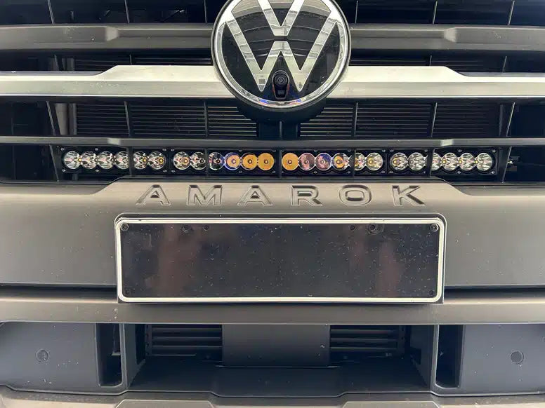 VW Amarok 2023-on Behind Grille Light Bar Kit - Style, PanAmericana & Aventura Models