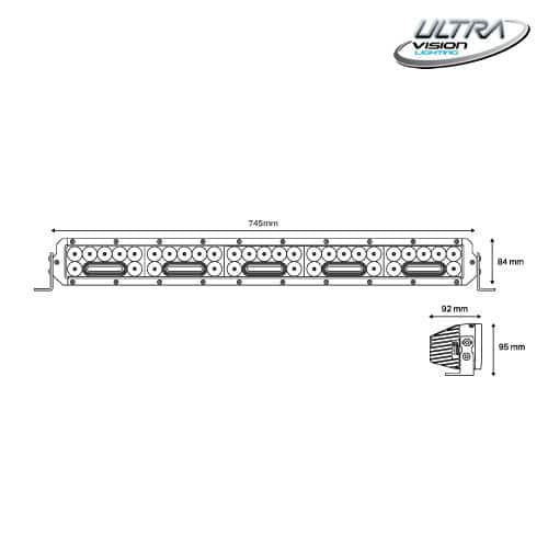 NITRO Maxx 255W 30" LED Light bar
