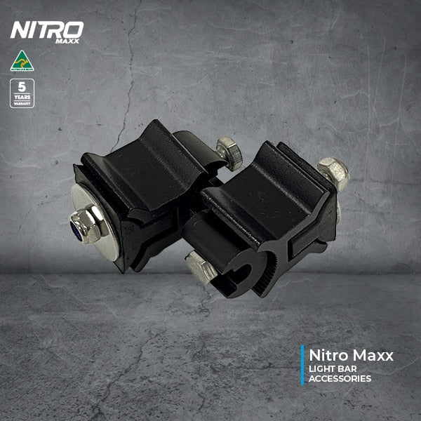 Nitro Maxx Dual Row Light Bar Base Mount Brackets (pair)