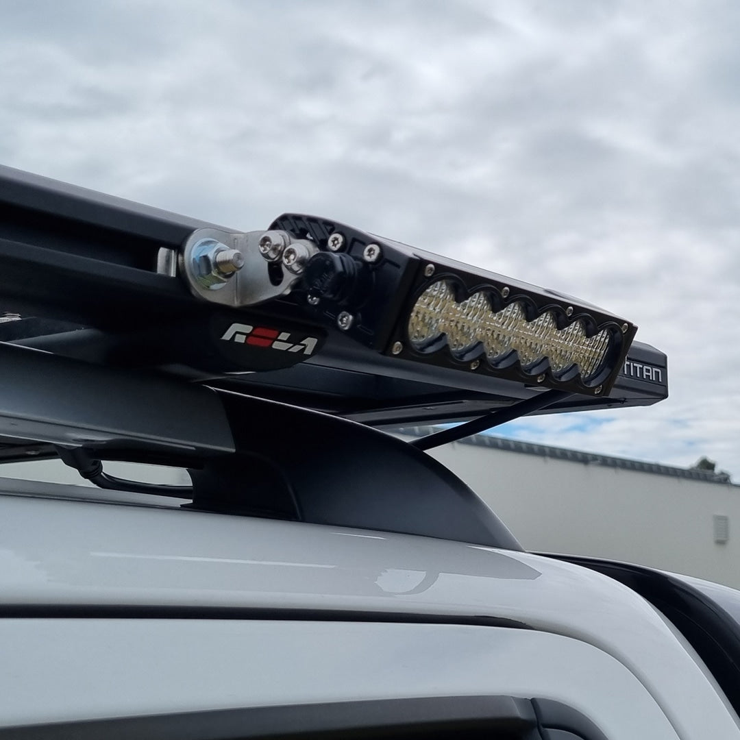 Raptor Light Bar Brackets to suit Rola Titan MKI & MKII Roof Tray