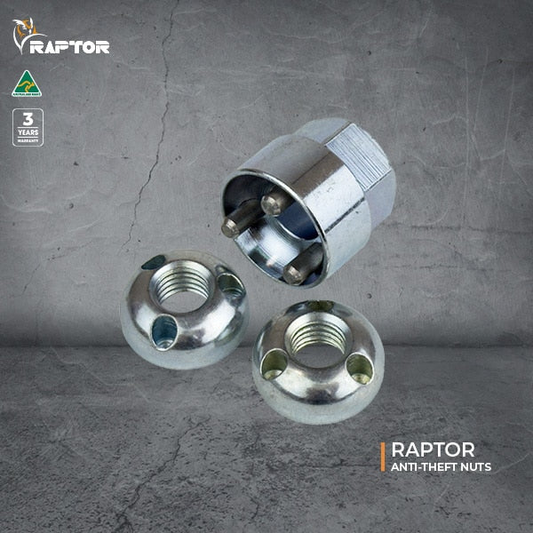 Raptor Anti-theft nuts - Driving Lights & Light Bars (10mm)